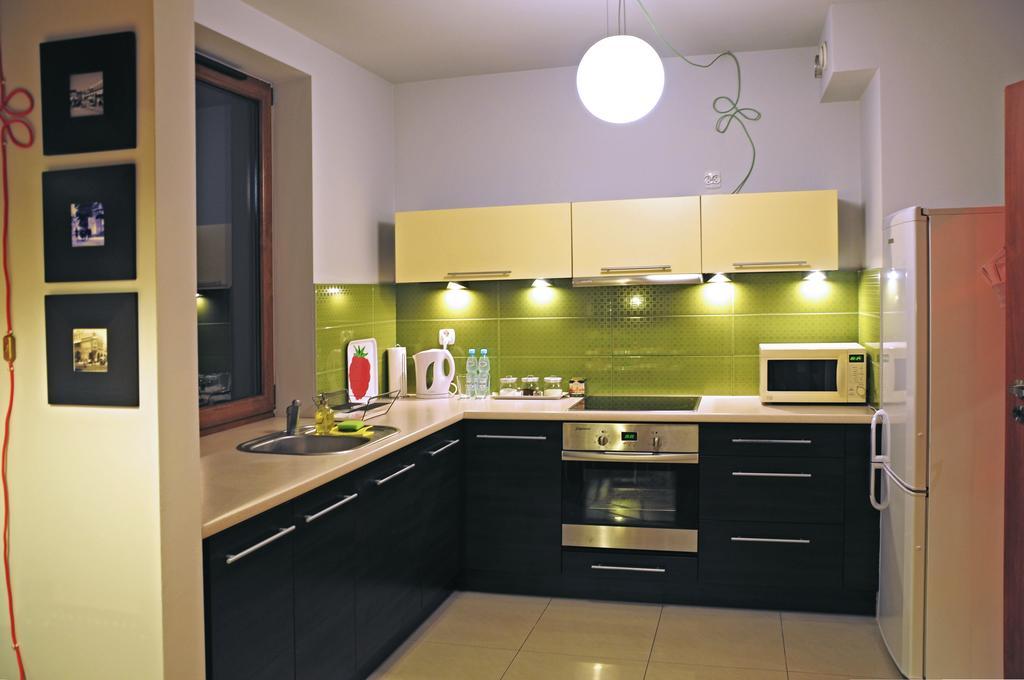 Color Apartment Cracovie Chambre photo